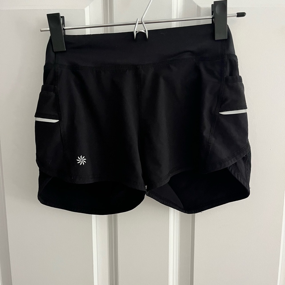 Athleta girl black shorts